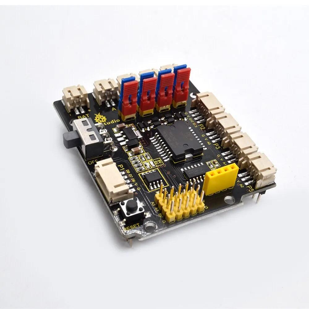 Keyestudio Quick Connectors Motor Drive Shield V2 for Arduino Robot - OpenELAB