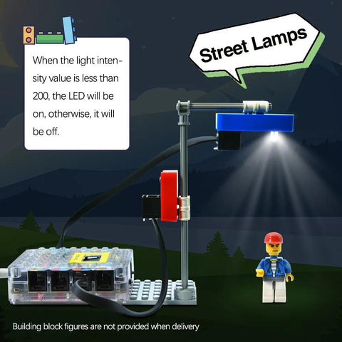 Kidsbits Intelligent Verkeerssysteem Compatibel Lego Series DIY Kit