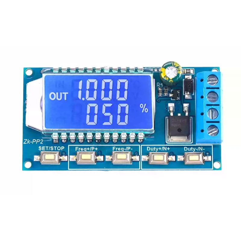 Signalgenerator, PWM-Pulsfrequenz, Arbeitszyklus, einstellbares Modul, LCD-Display