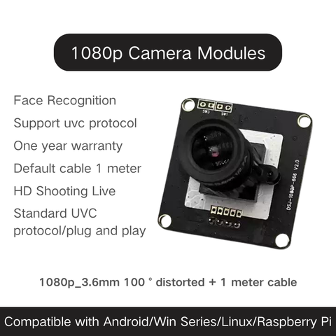 Module de caméra grand angle USB 1080P 1080P OV2710