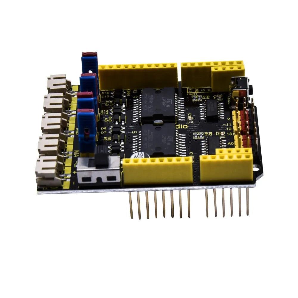 Keyestudio 4 Channel L298P Motor Drives Shield V1.0 for Arduino Robot - OpenELAB