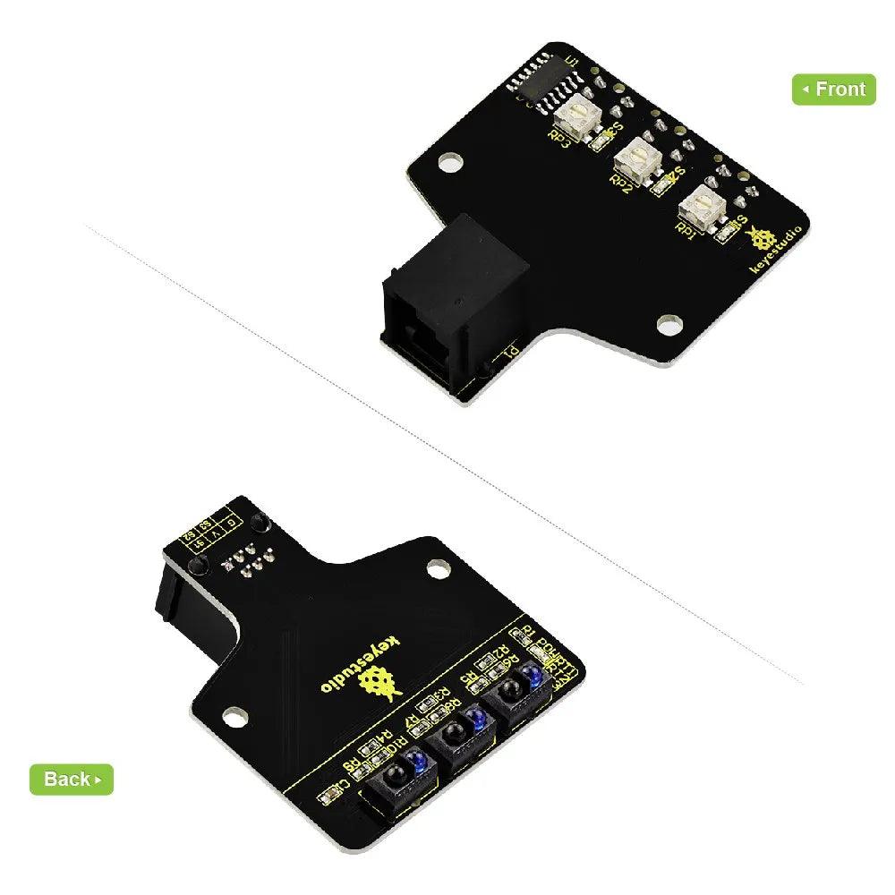 Keyestudio EASY PLUG Robot 3-way Line Tracking Sensor - OpenELAB