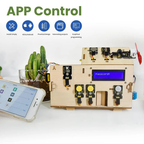 Keyestudio Smart Home Kit with PLUS Board for Arduino DIY STEM - OpenELAB