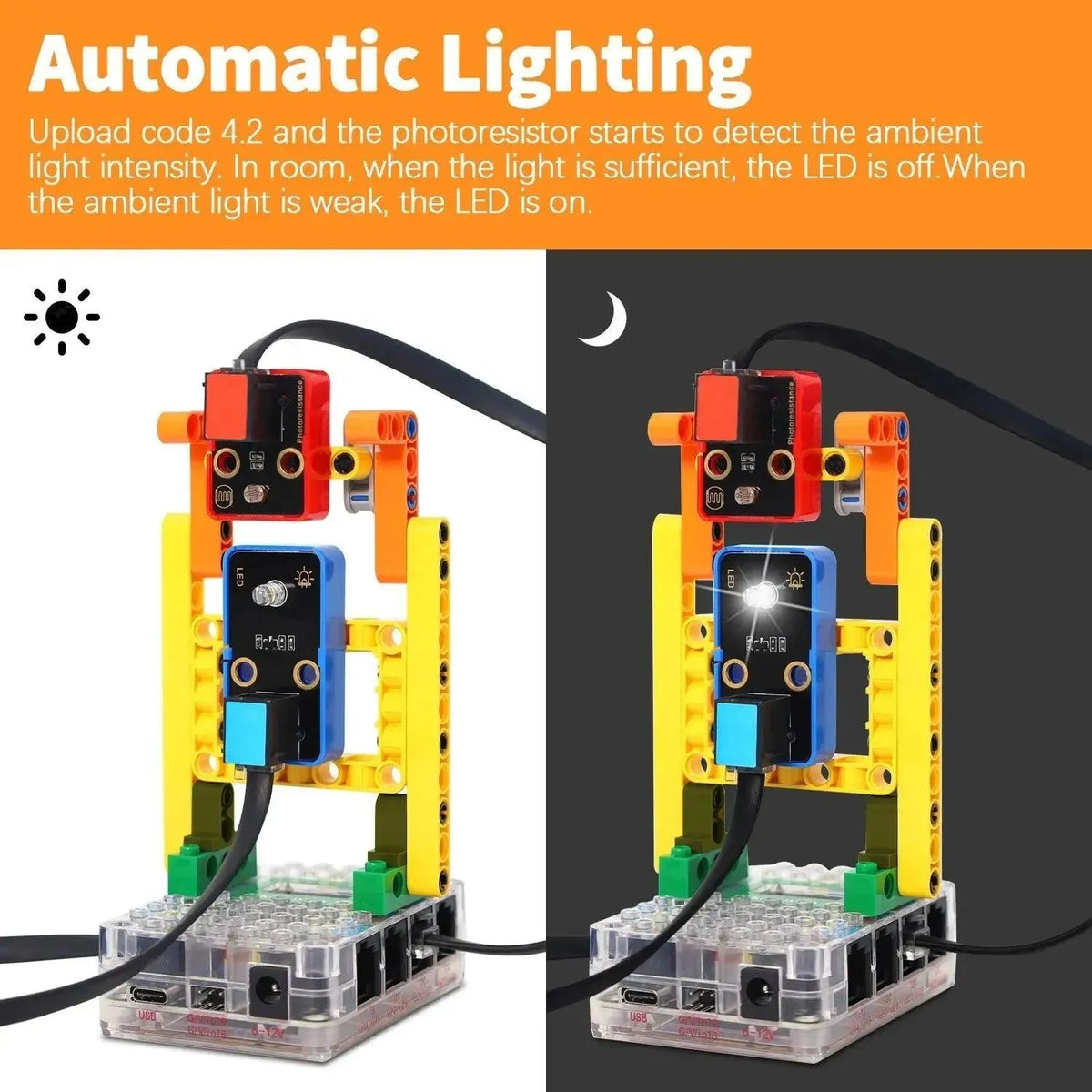 Kidsbits STEM Electronic Building Blocks SmartBinsite Kit With PICO Board