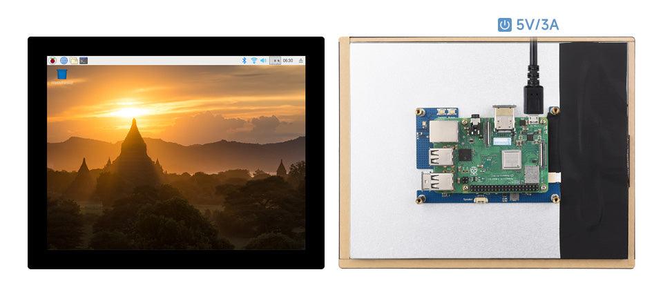 Waveshare 10.1 inch IPS Capacitive Touch LCD 1024×600 - OpenELAB