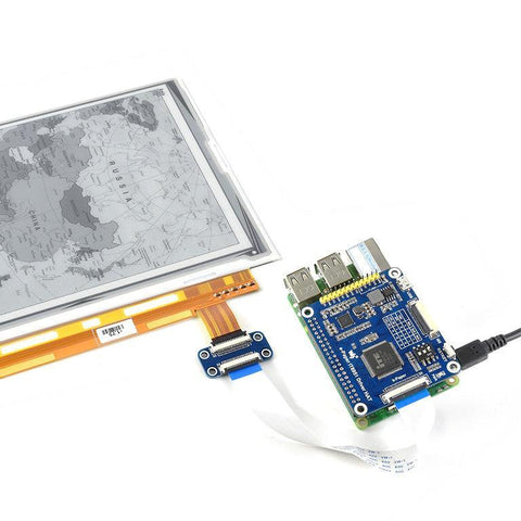 Waveshare 9.7 inch E-Ink Display 1200x825 E-Paper with Hat