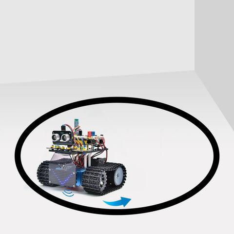 Keyestudio Mini Caterpillar Tank Robot V3.0 for Arduino - OpenELAB