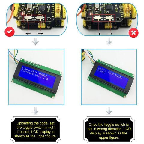 Keyestudio PN532 NFC/RFID Controller Shield for Arduino Uno R3 - OpenELAB