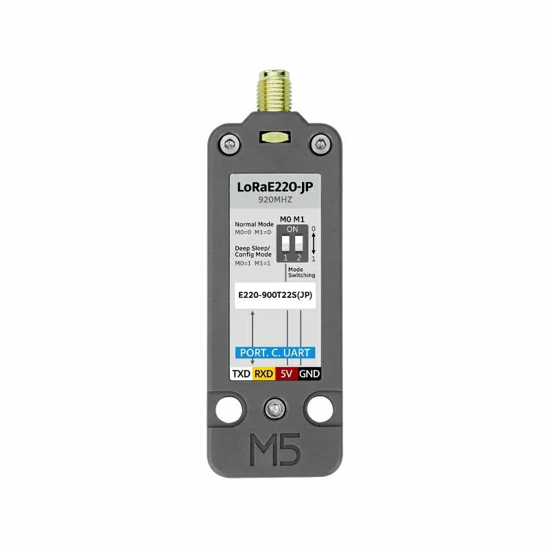 M5Stack LoRa Unit with Antenna(E220) - OpenELAB