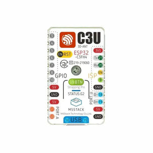 M5Stack M5Stamp C3U Mate with Pin Headers - OpenELAB