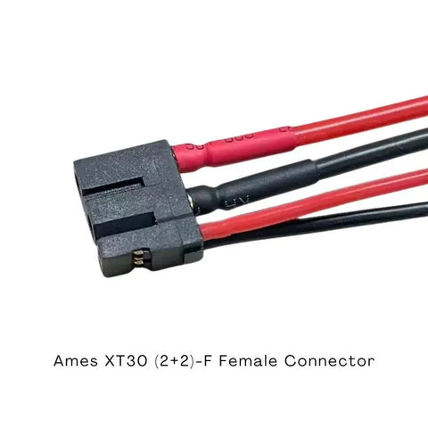 Xiaomi CyberGear Micro Motor Connection Cable XT30 (2+2)-F Female Connector Aimes Plug