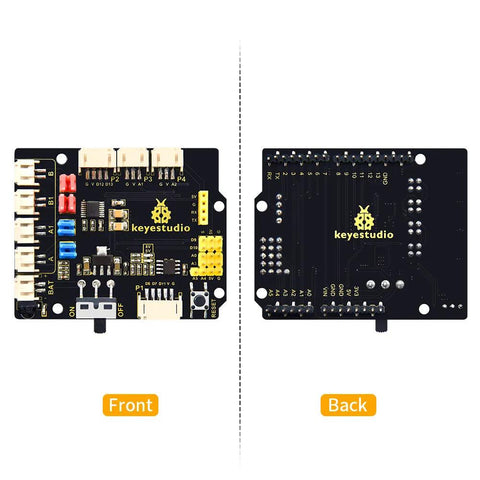 Keyestudio 8833 Motor Driver Expansion Board PH2.0 USB Cable DC 6-9V - OpenELAB