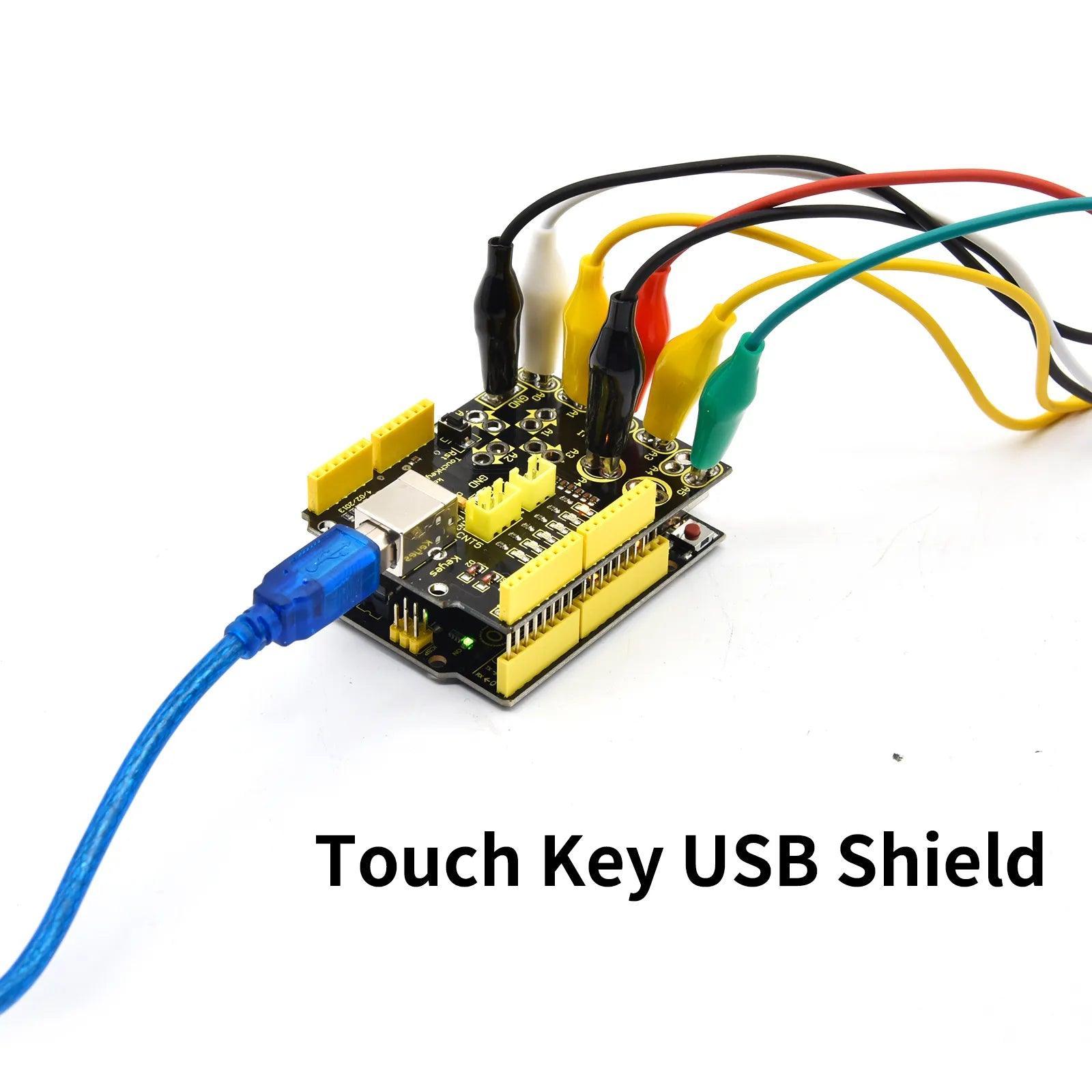 Keyestudio Touch Key USB Shield UNO R3 Dev Board - OpenELAB