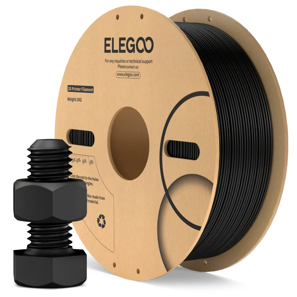 ELEGOO ABS Black Filaments 3D Printer Consumables 1KG 1.75mm for FDM 3D printer