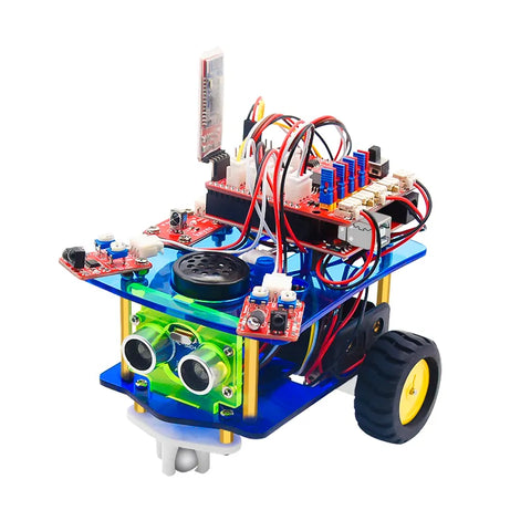 OpenELAB Desktop Mini Bluetooth Smart Robot Car Kit V3.0