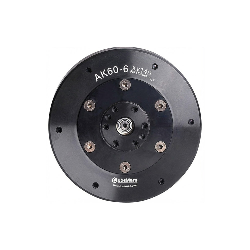 CubeMars AK60-6 V1.1 KV140 Compact High-Torque Brushless DC Motor front view