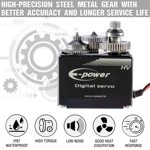 E-POWERRC 35kg Servo Steel Gear - OpenELAB