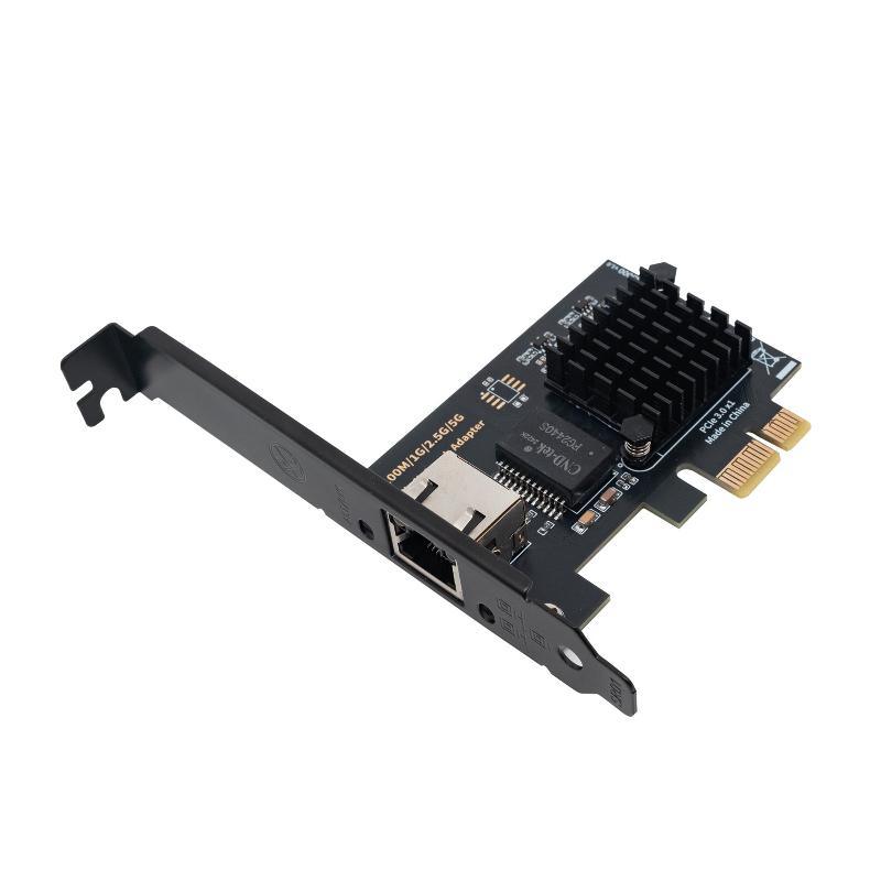 WisdPi PCIe 3.0 x1 5Gbps Wired Base-T Ethernet Adapter