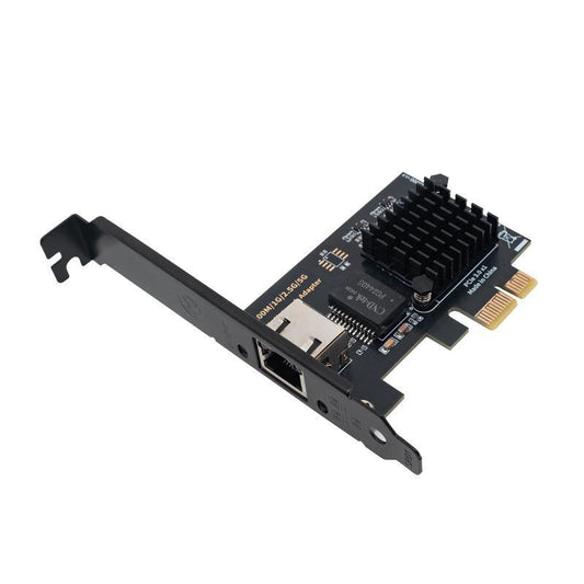 Adaptador Ethernet WisdPi PCIe 3.0 x1 de 5 Gbps con cable Base-T