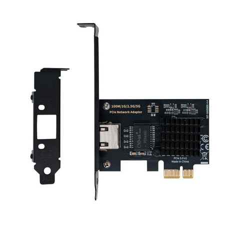 WisdPi PCIe 3.0 x1 5Gbps Wired Base-T Ethernet Adapter