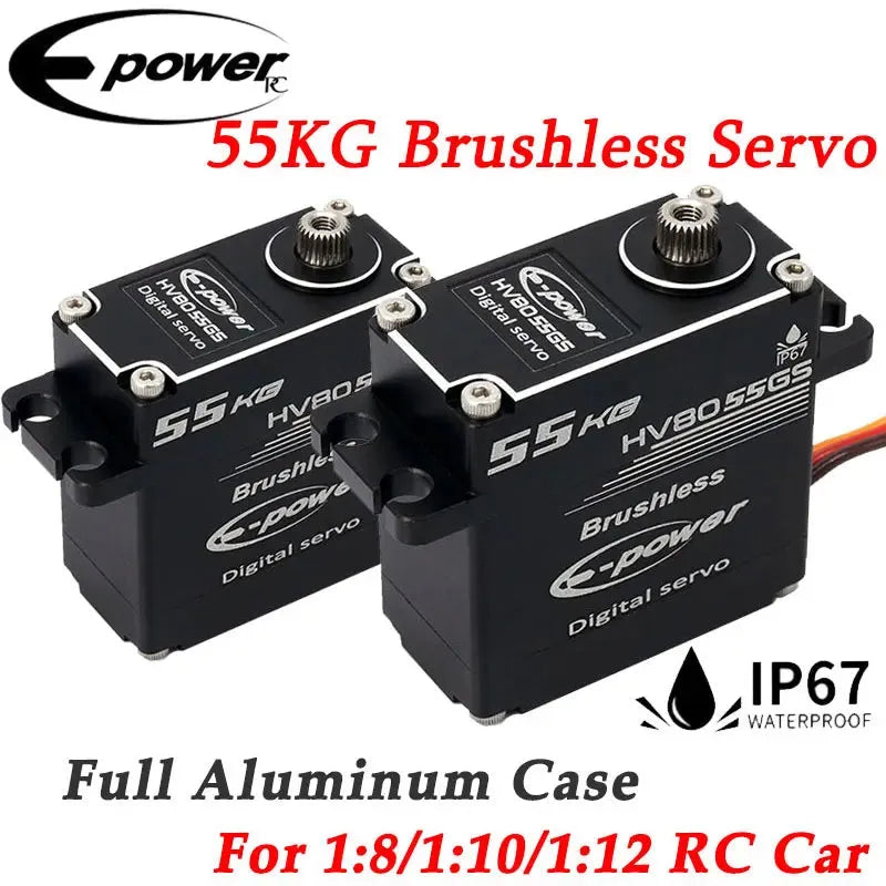 E-POWERRC 55kg Brushless HV Servo - OpenELAB