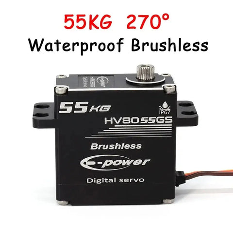 E-POWERRC 55kg Brushless HV Servo - OpenELAB