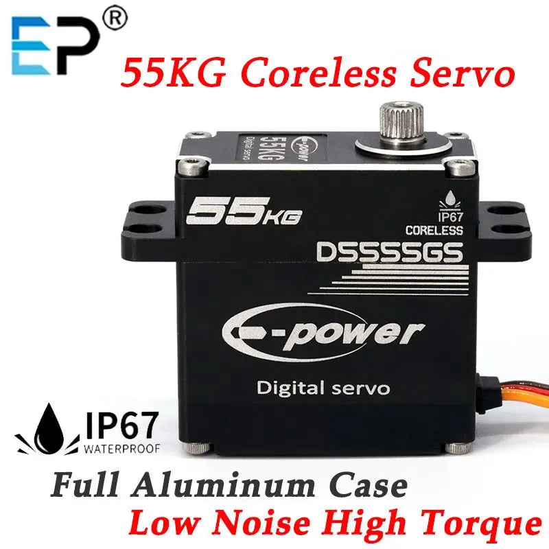 E-POWERRC 55KG Coreless Servo - OpenELAB