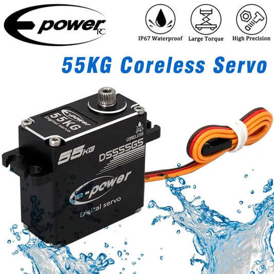 E-POWERRC 55KG Coreless Servo - OpenELAB