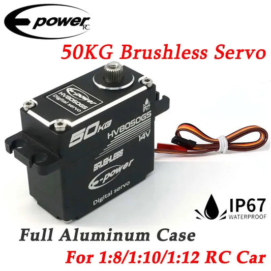 E-POWERRC 50kg Brushless HV Servo - OpenELAB