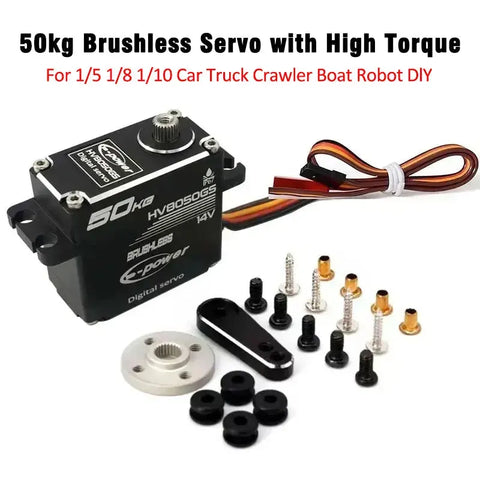 E-POWERRC 50kg Brushless HV Servo - OpenELAB