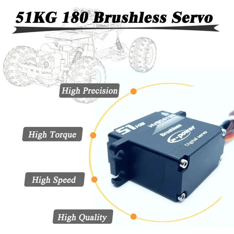 E-POWERRC 51kg Brushless HV Servo - OpenELAB