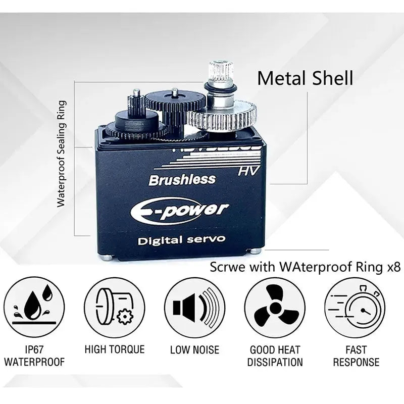 E-POWERRC 51kg Brushless HV Servo - OpenELAB
