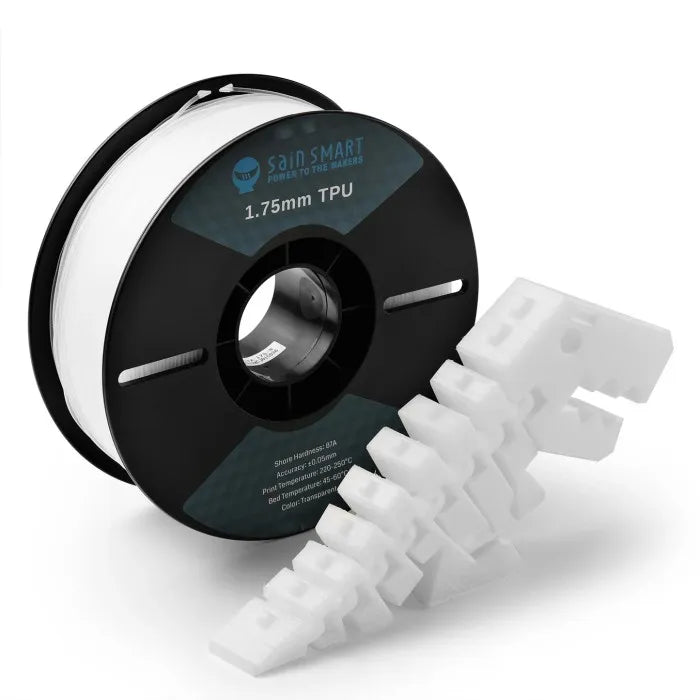 Genmitsu Flexible 87A TPU Filament 1.75mm 1kg Transparent