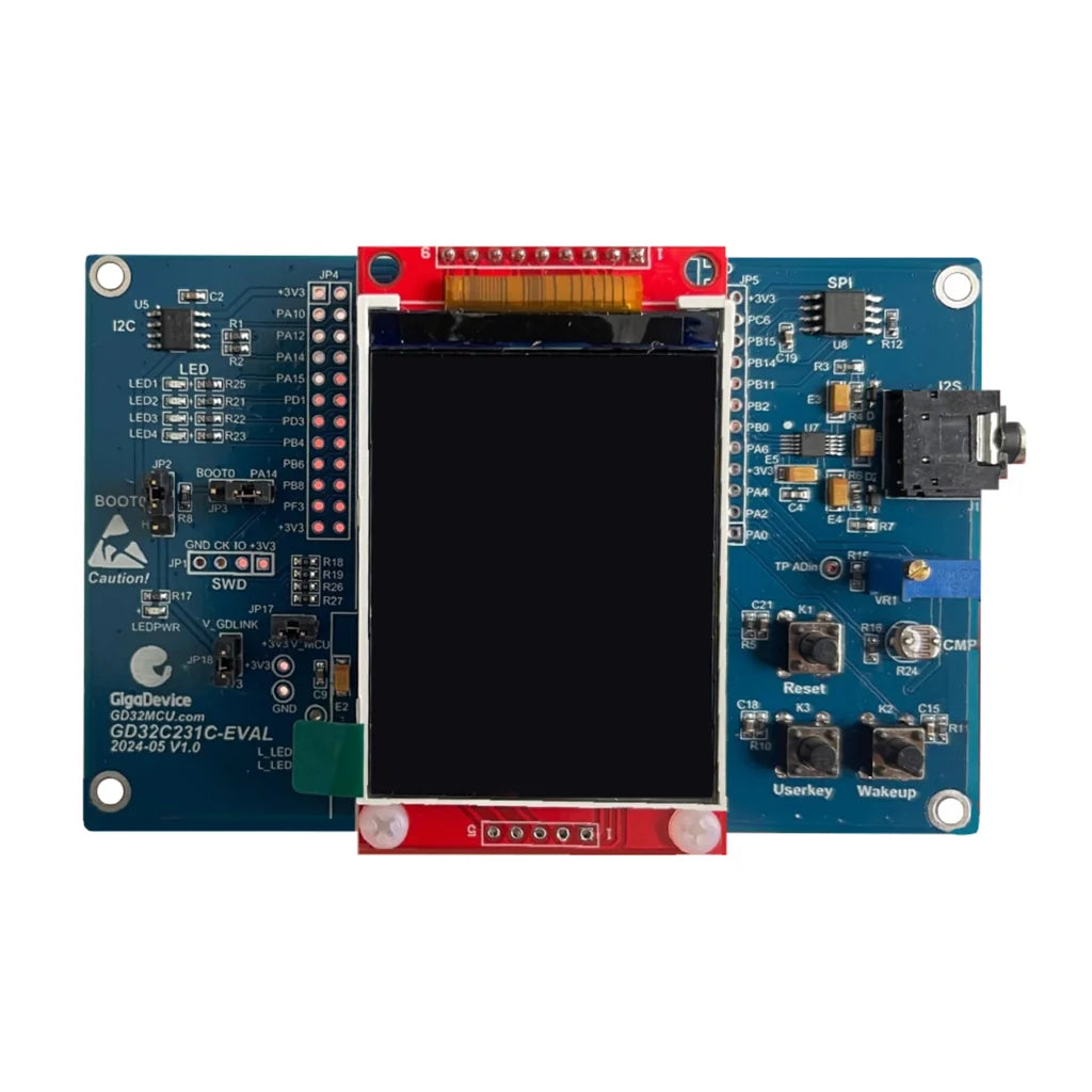 GigaDevice GD32C231C-EVAL Evaluation Board Image 01