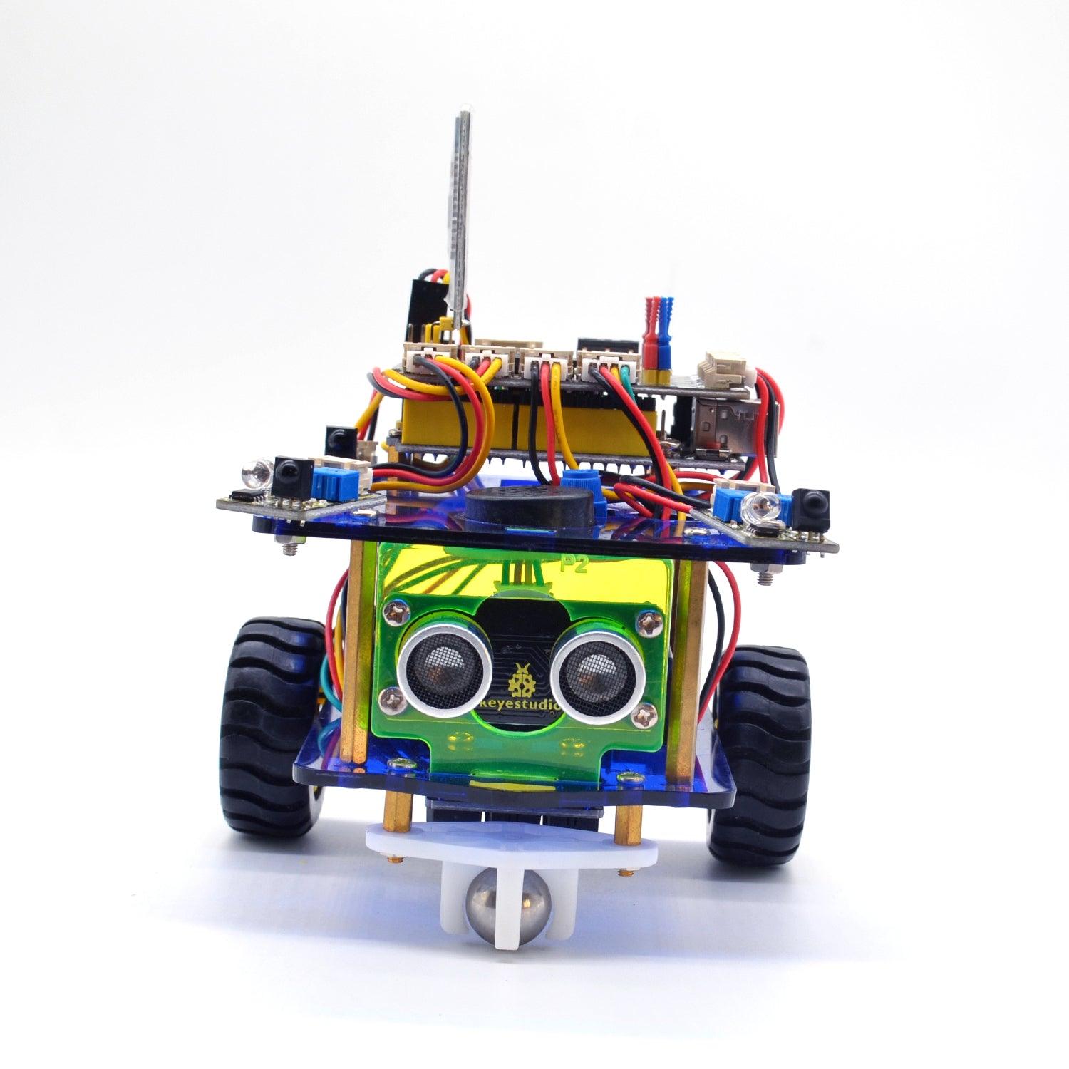 Keyestudio Desktop Mini Bluetooth Smart Robot Car Kit V3.0 - OpenELAB