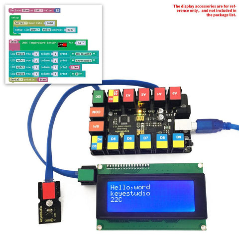 Modulo sensore di temperatura EASY PLUG RJ11 LM35 - OpenELAB