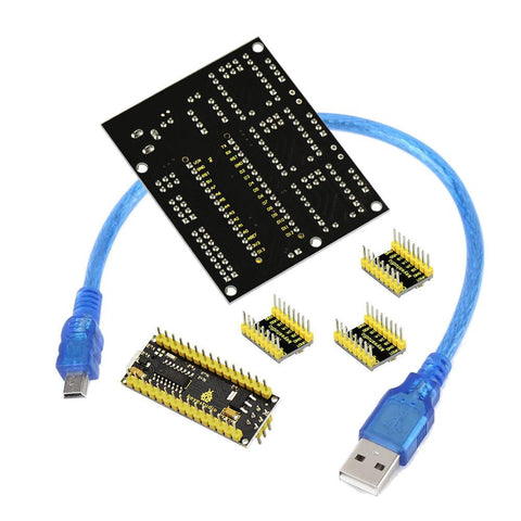 OpenELAB 3 stks A4988 driver + Nano CH340 voor Arduino CNC