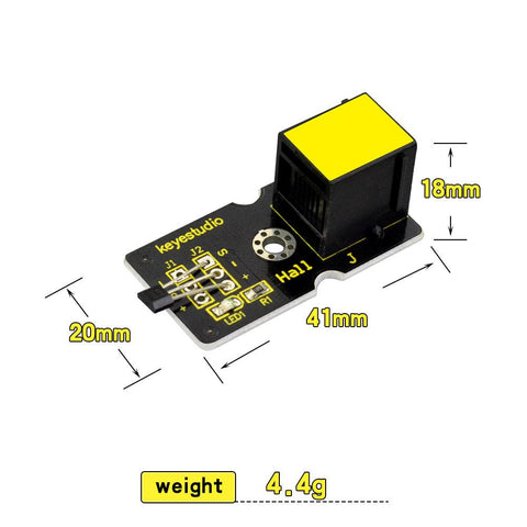 EASY PLUG RJ11 Hall Magnetic Sensor - OpenELAB