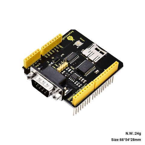 Keyestudio CAN-BUS Shield MCP2515 chip With SD Socket - OpenELAB