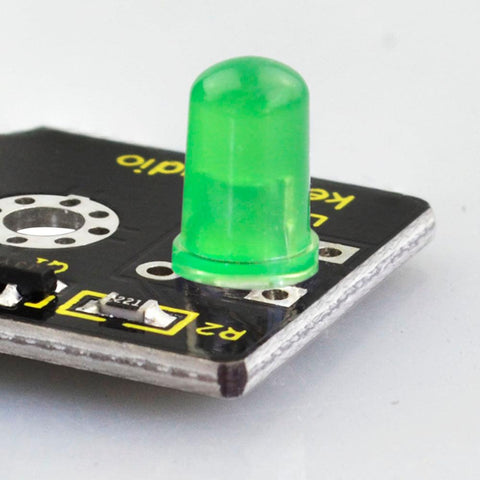 Keyestudio EASY PLUG RJ11 Green LED Module - OpenELAB