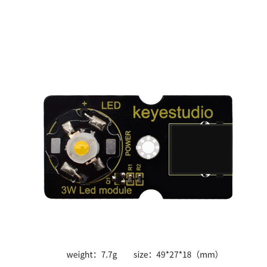 Keyestudio EASY PLUG 3W LED Module for Arduino - OpenELAB