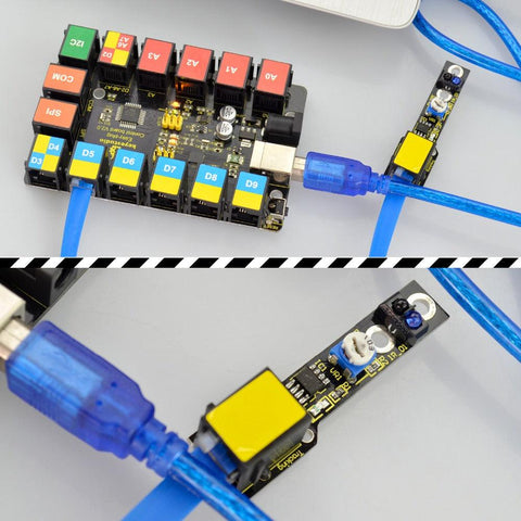 EASY PLUG RJ11 lijnvolgsensormodule - OpenELAB