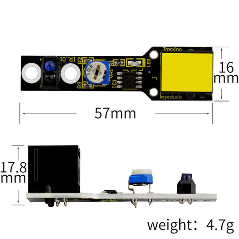 EASY PLUG RJ11 Leitungsverfolgungssensormodul – OpenELAB