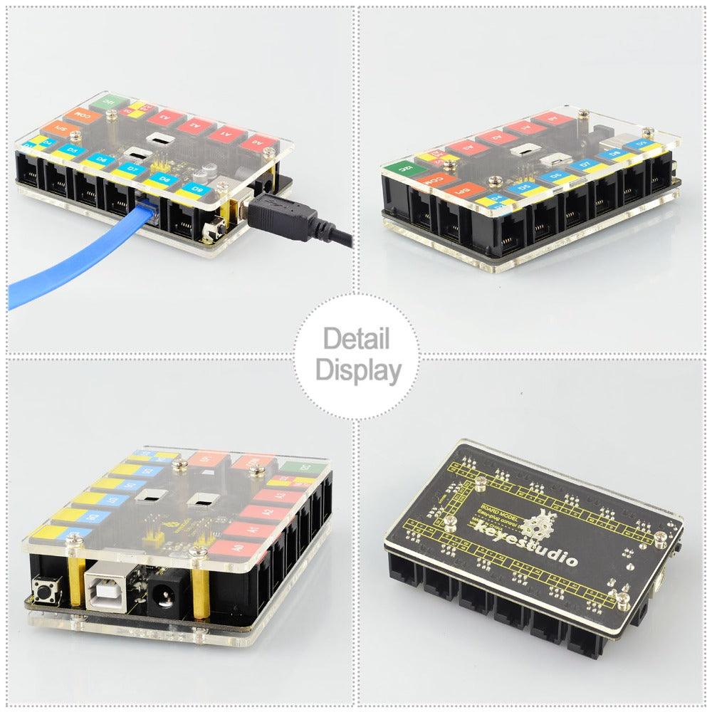 Keyestudio RJ11 EASY Plug Main Control Upgrade Board V2.0 - OpenELAB