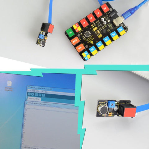 EASY PLUG RJ11 analoge geluidssensor - OpenELAB