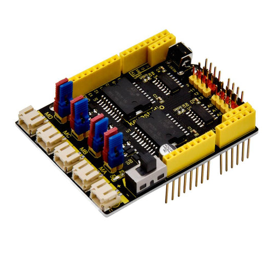 Keyestudio 4 Channel L298P Motor Drives Shield V1.0 for Arduino Robot - OpenELAB