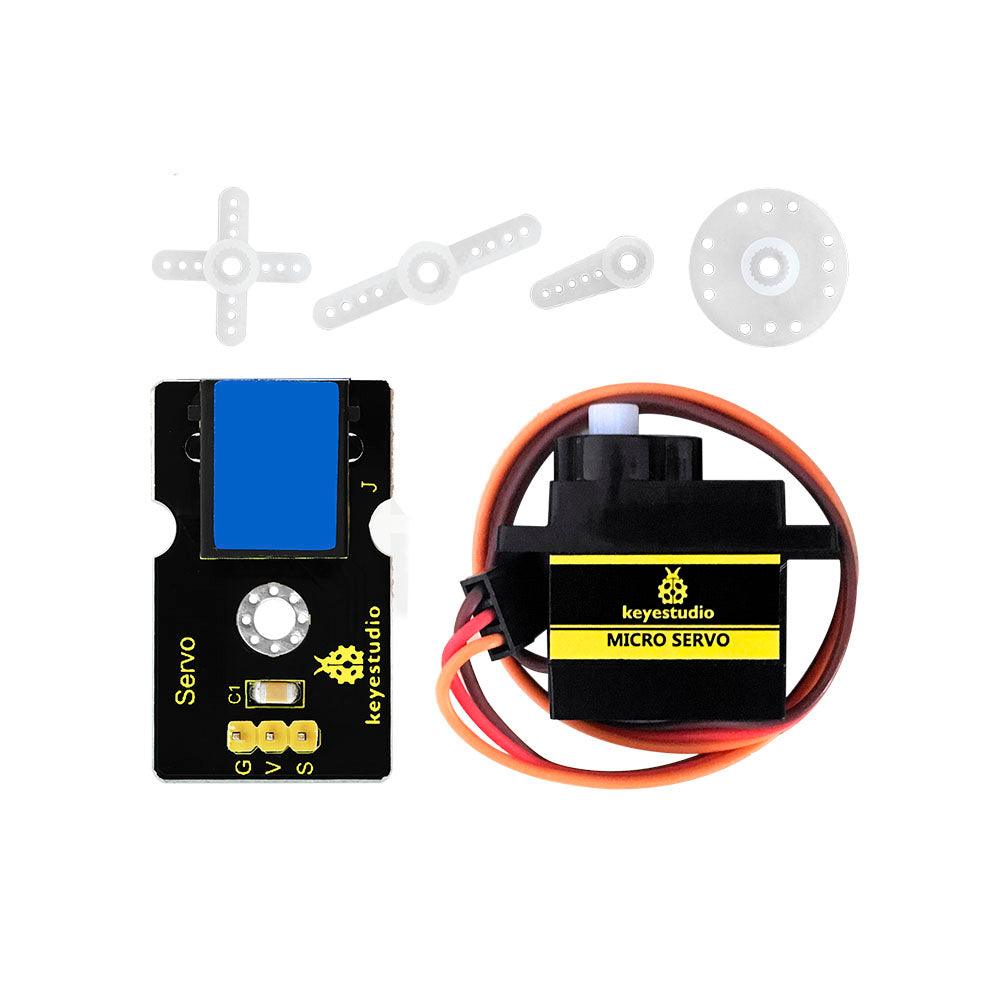 Keyestudio EASY PLUG Servo Module and Micro Servo - OpenELAB