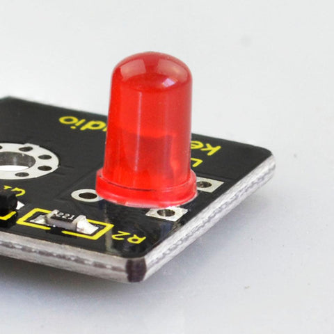 Keyestudio EASY PLUG RJ11 Red LED Module - OpenELAB