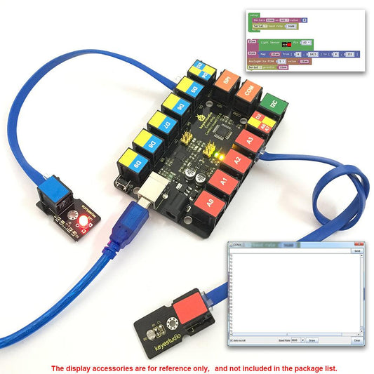 EASY PLUG RJ11 Photoresistor Sensor Module - OpenELAB