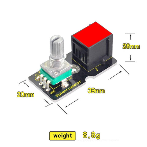 Sensore di rotazione analogico EASY PLUG RJ11 - OpenELAB